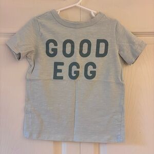 Little Co. by Lauren Conrad Kids "Good Egg" Short Sleeve Tee - Light Blue